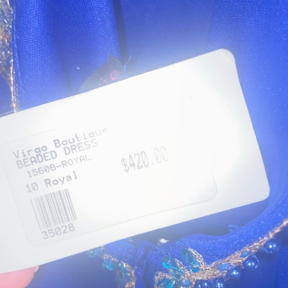 Formal beaded gown size 10 - Picture 5 of 5